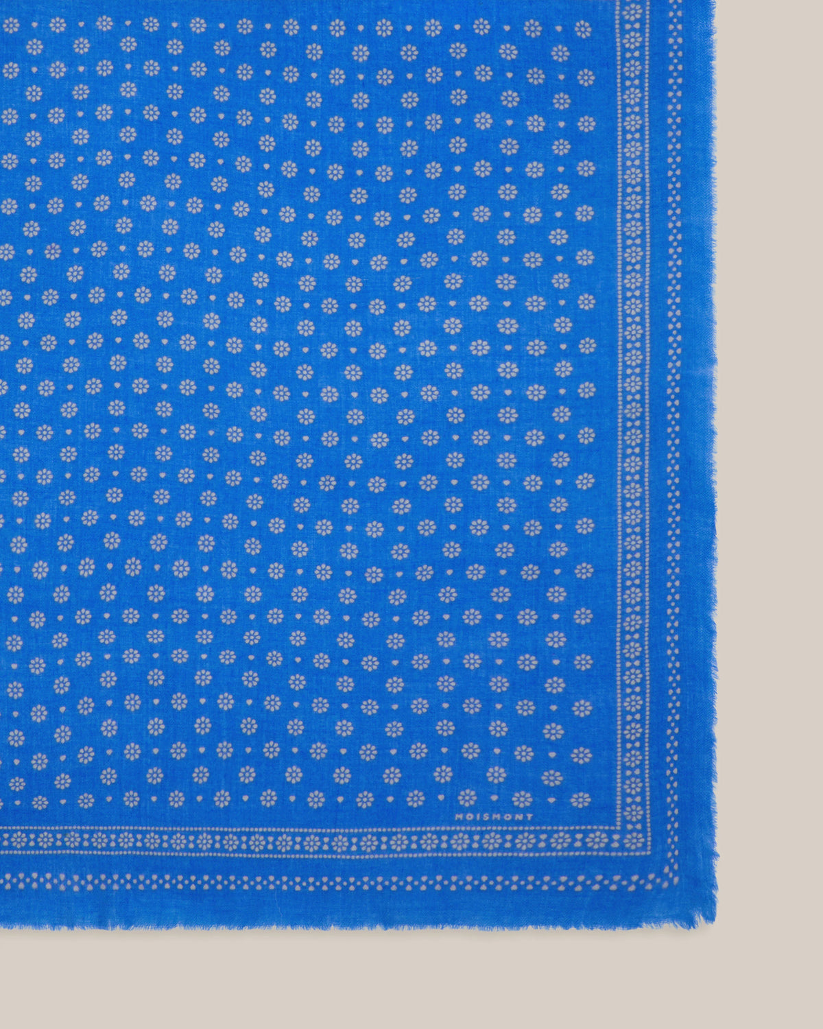No.676 100% Wool Bandana Print Scarf - Circus