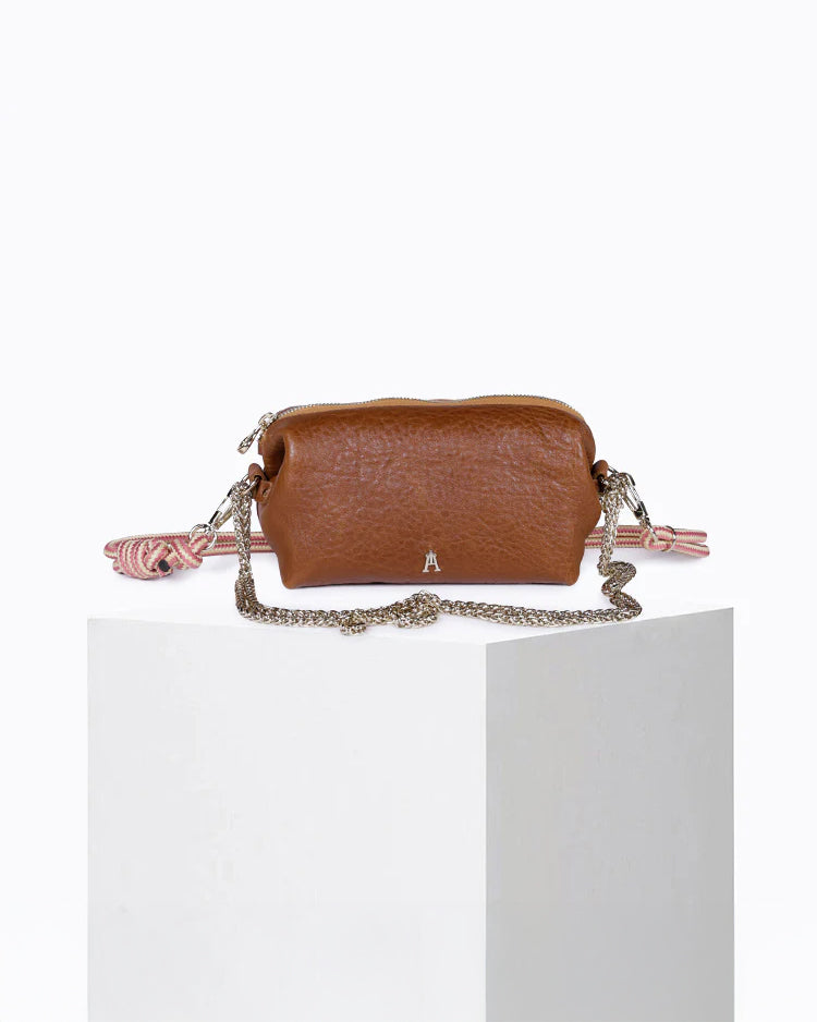 Nuage Bubble Leather Bag - Havana