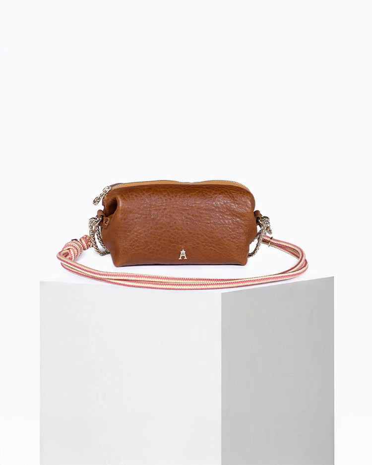 Nuage Bubble Leather Bag - Havana