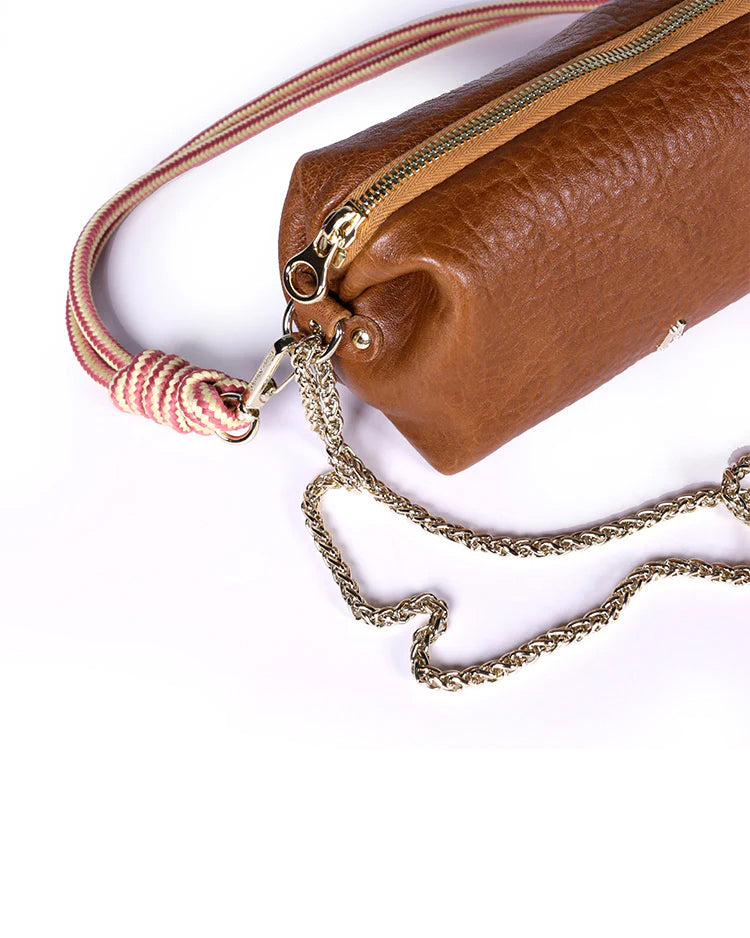 Nuage Bubble Leather Bag - Havana