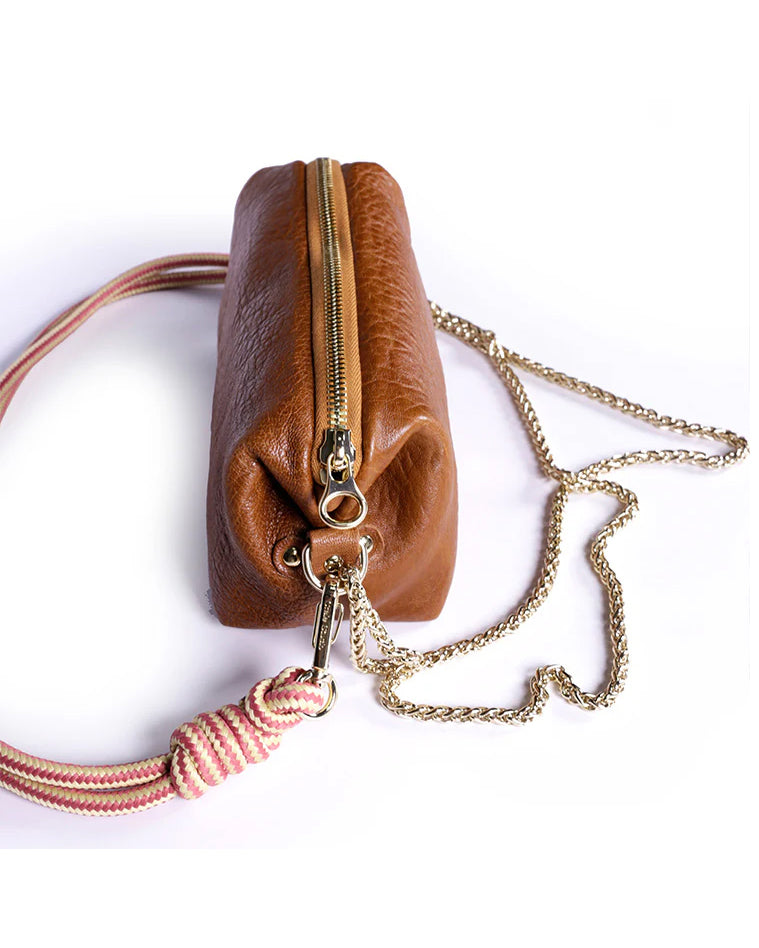 Nuage Bubble Leather Bag - Havana