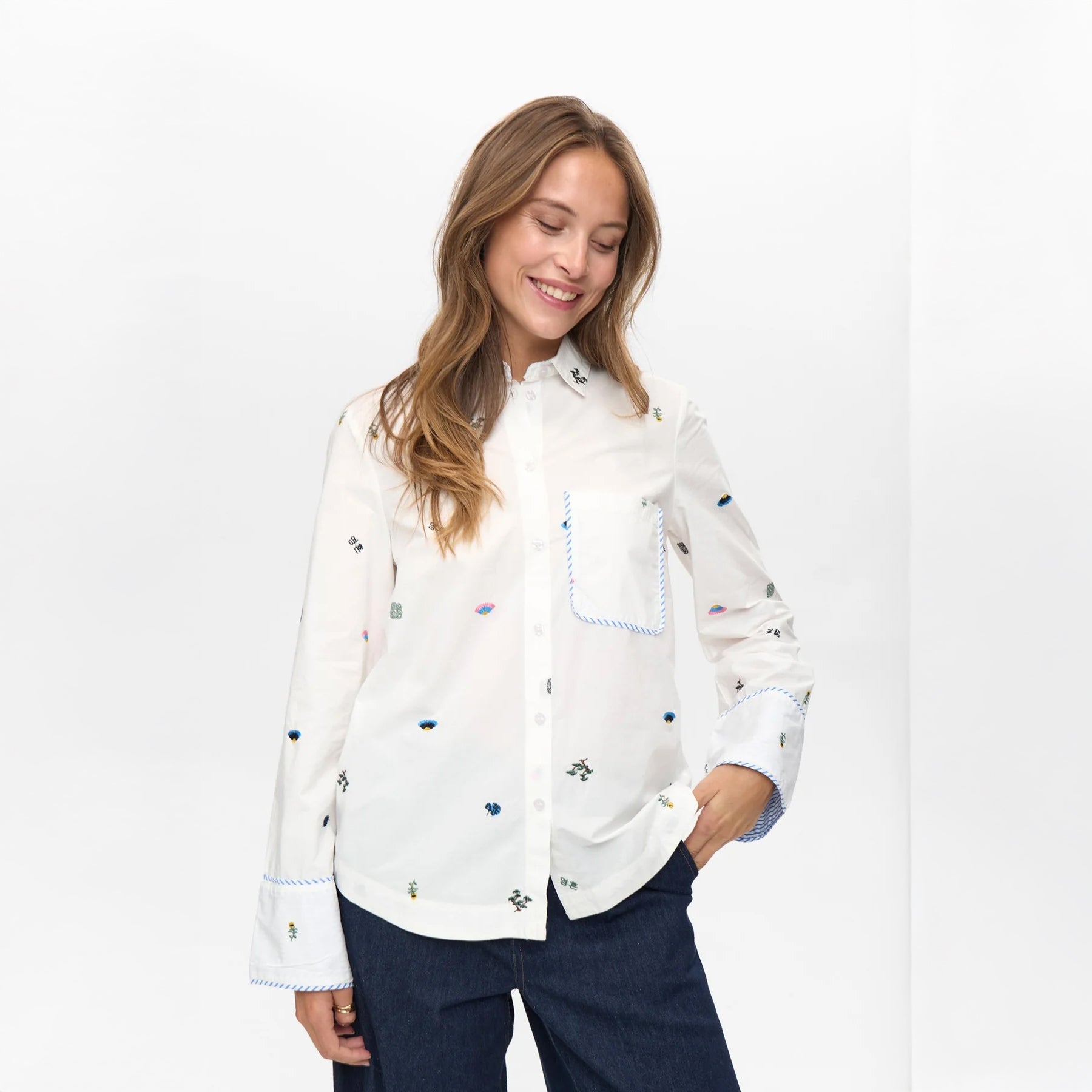 Nuchiro Boxy Shirt - Cloud Dancer