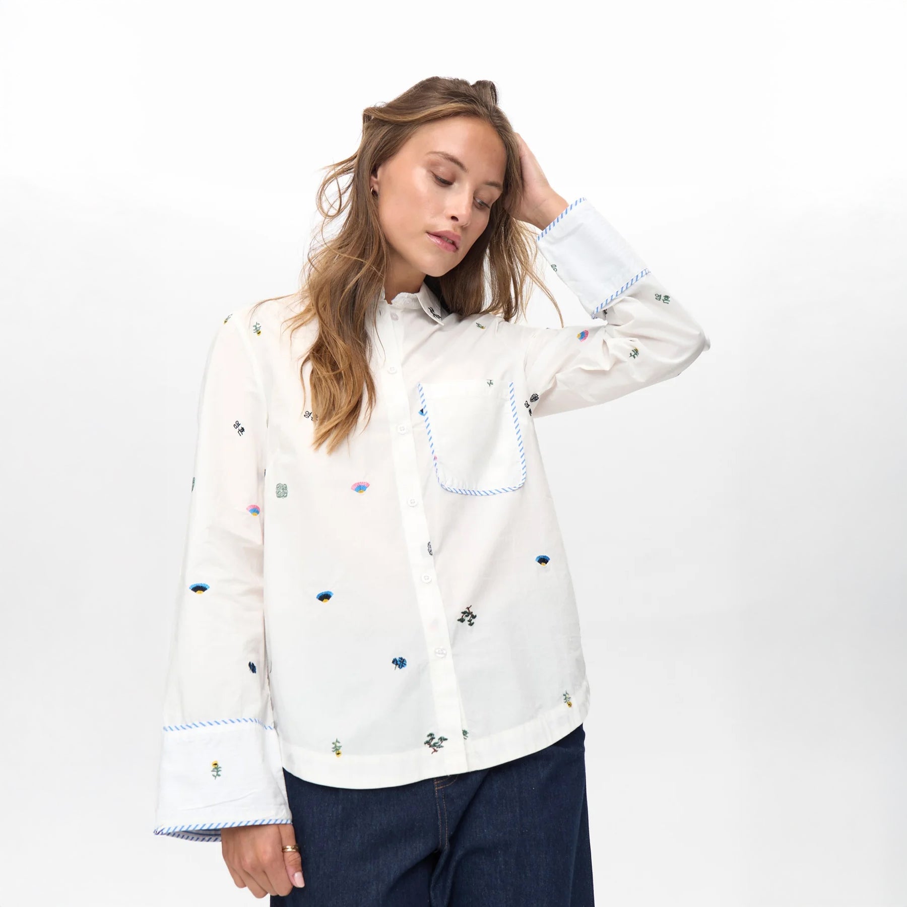 Nuchiro Boxy Shirt - Cloud Dancer