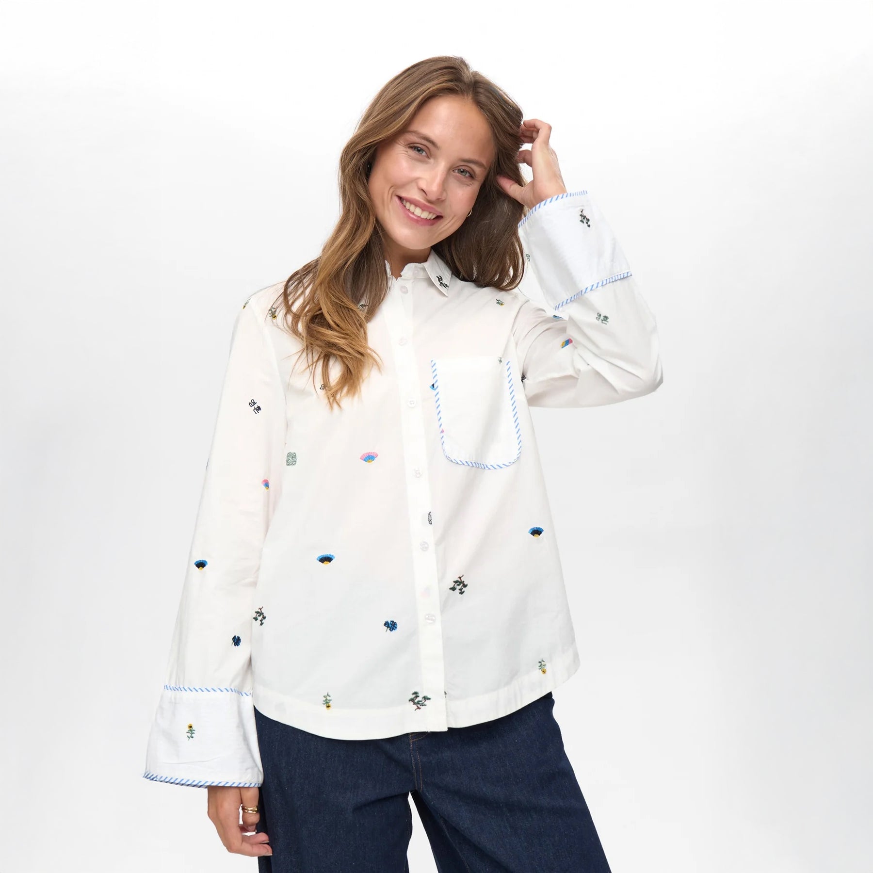Nuchiro Boxy Shirt - Cloud Dancer