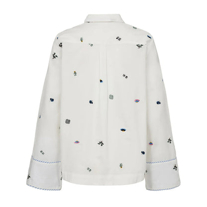 Nuchiro Boxy Shirt - Cloud Dancer