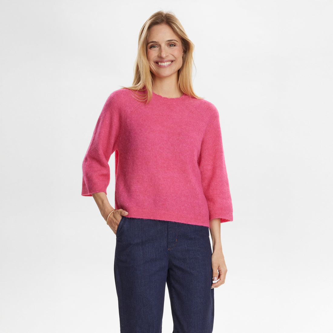 Nuriette Selma Pullover - Fandango Pink