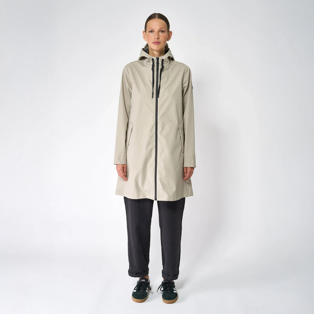 Nuovola Raincoat - Stone Grey