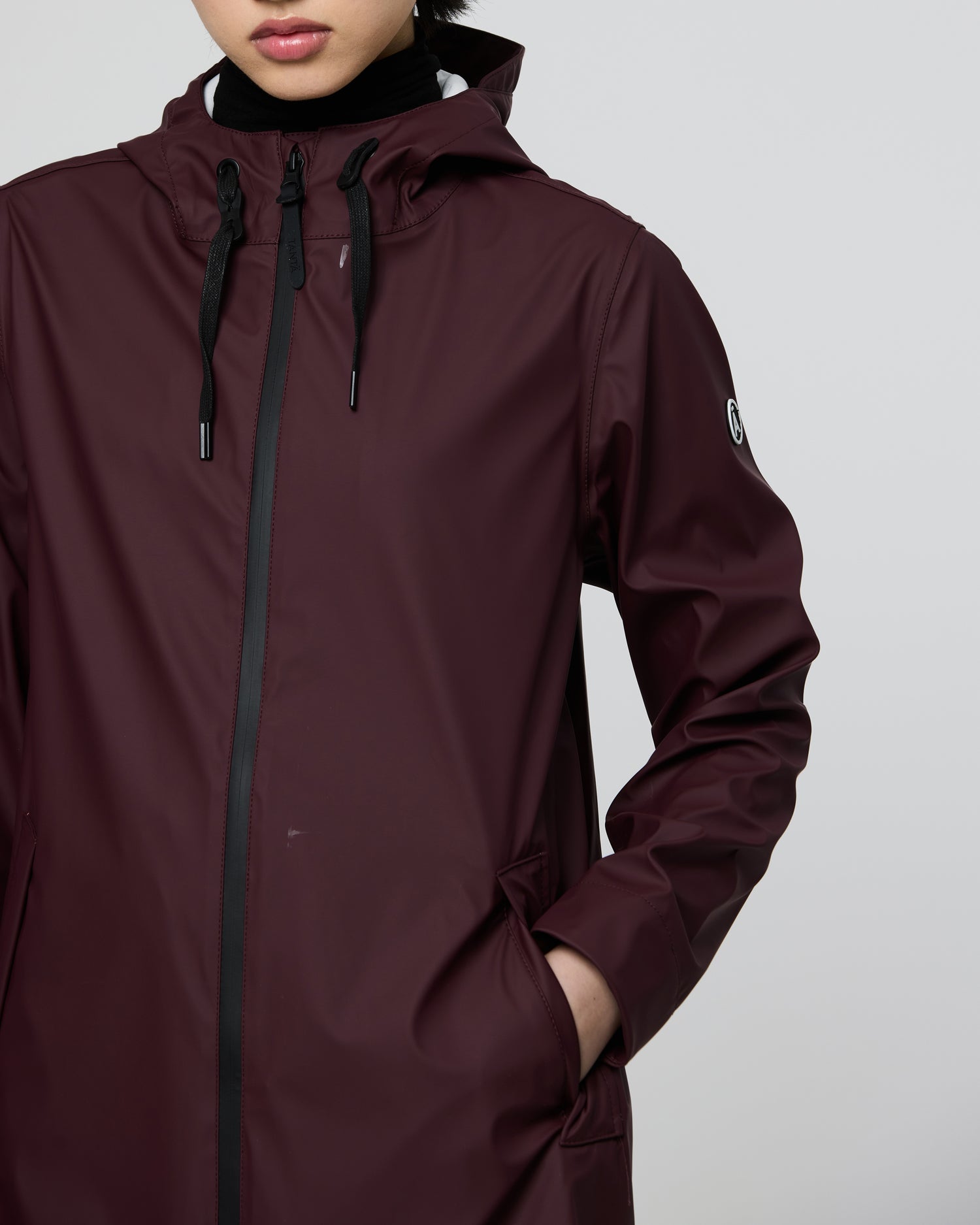Nuovola Pu Raincoat - Fig