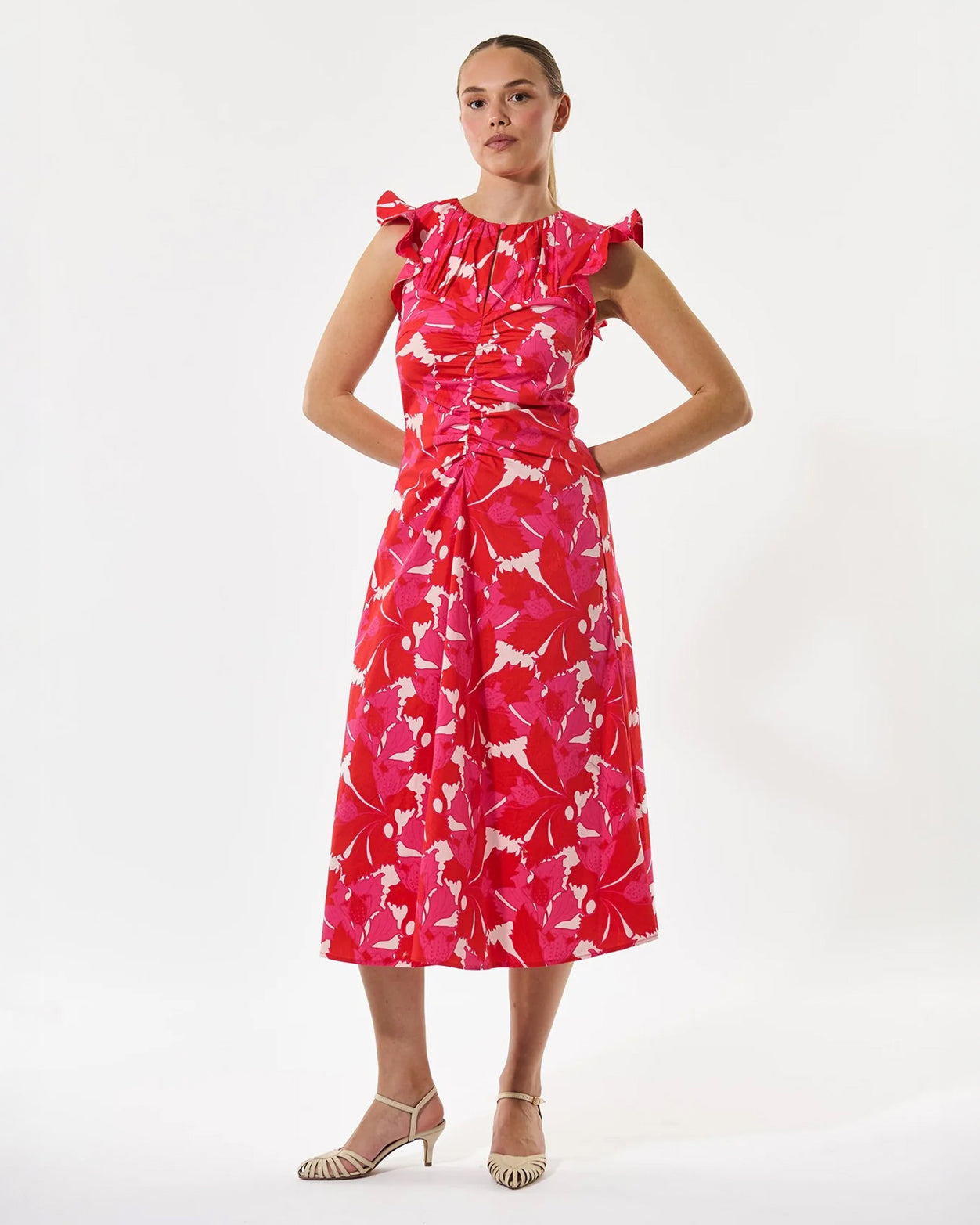 Ofelia Dress With Gathering - Hazel Berry
