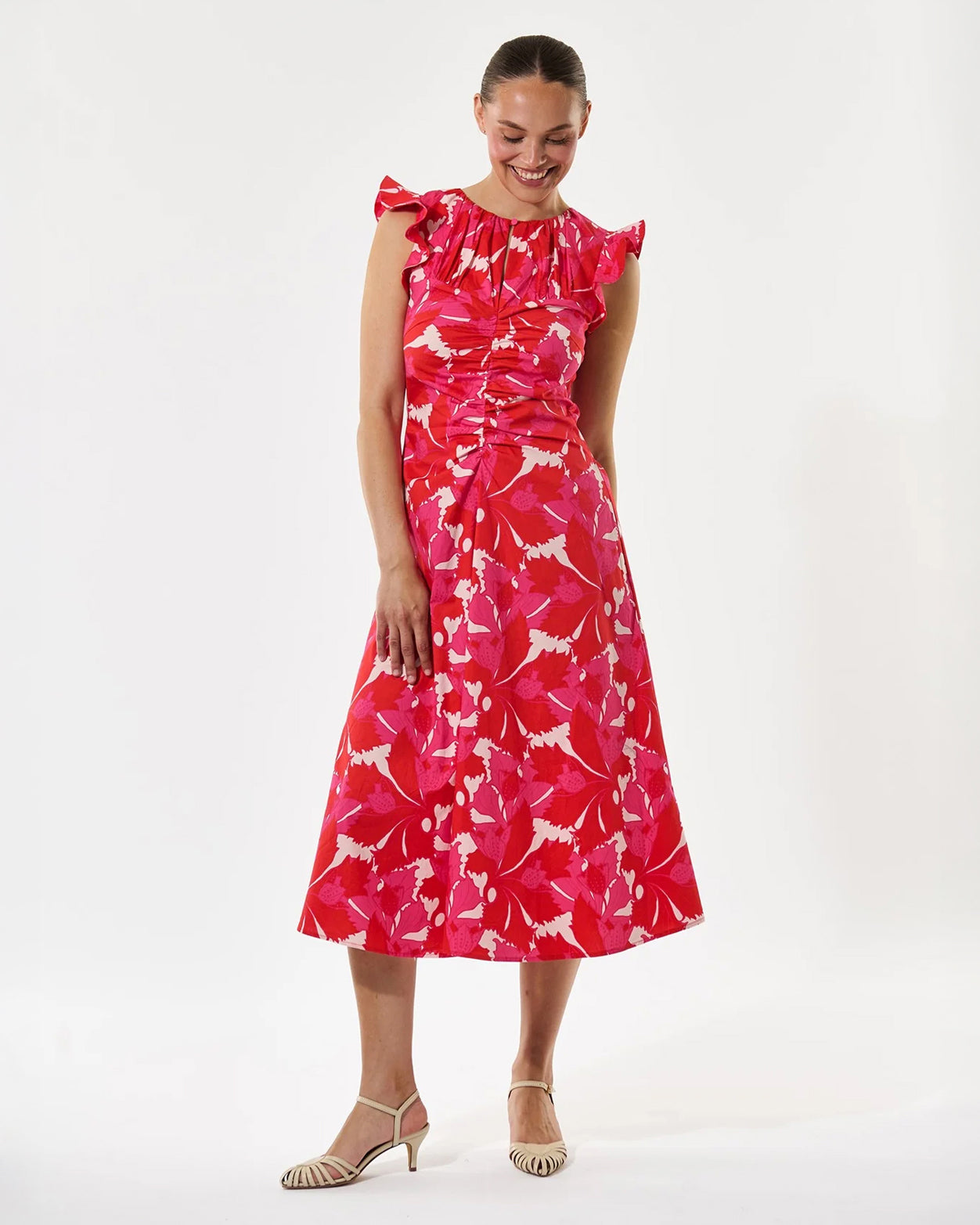 Ofelia Dress With Gathering - Hazel Berry