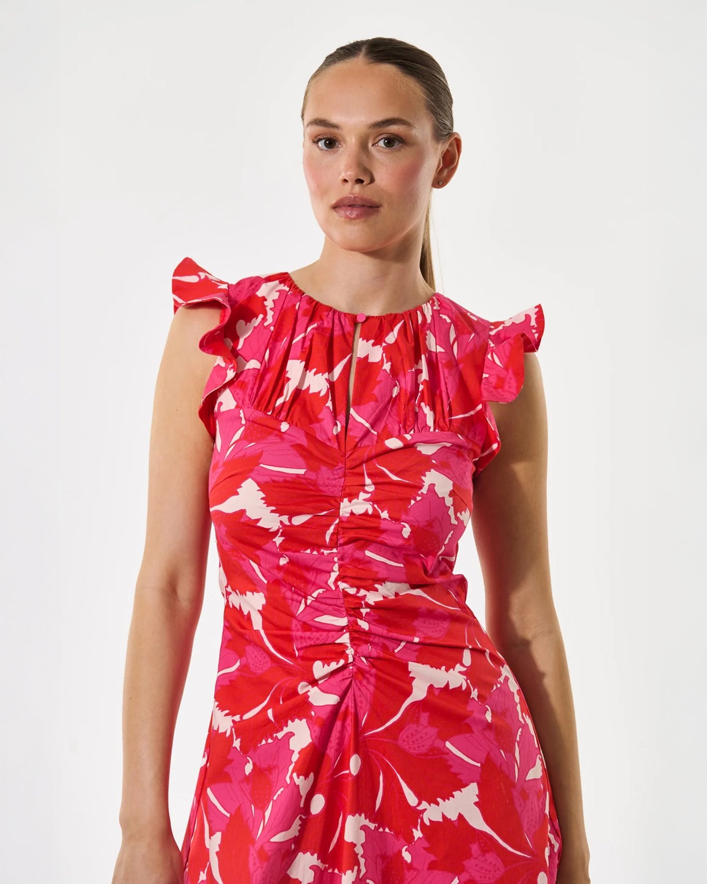 Ofelia Dress With Gathering - Hazel Berry