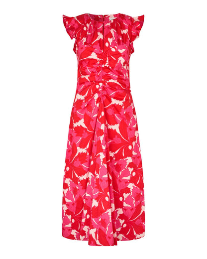 Ofelia Dress With Gathering - Hazel Berry