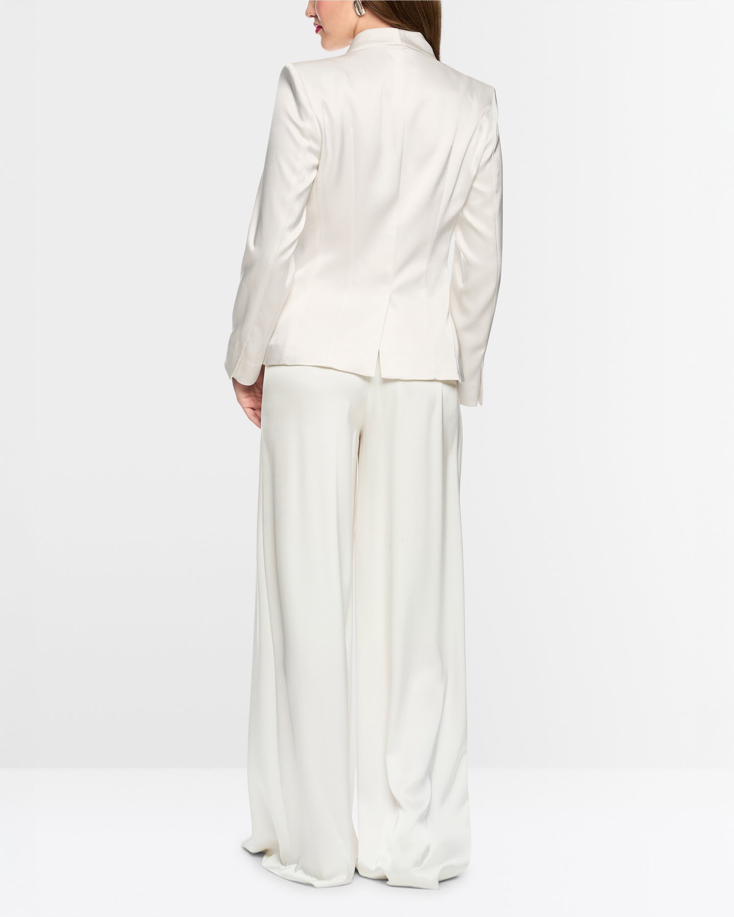 One Button Blazer - Ivory