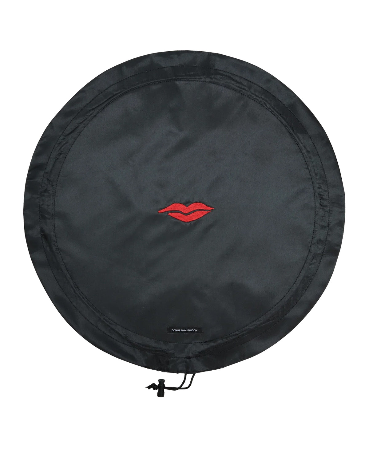 Open Flat Make Up Bag - Black &amp; White Spot