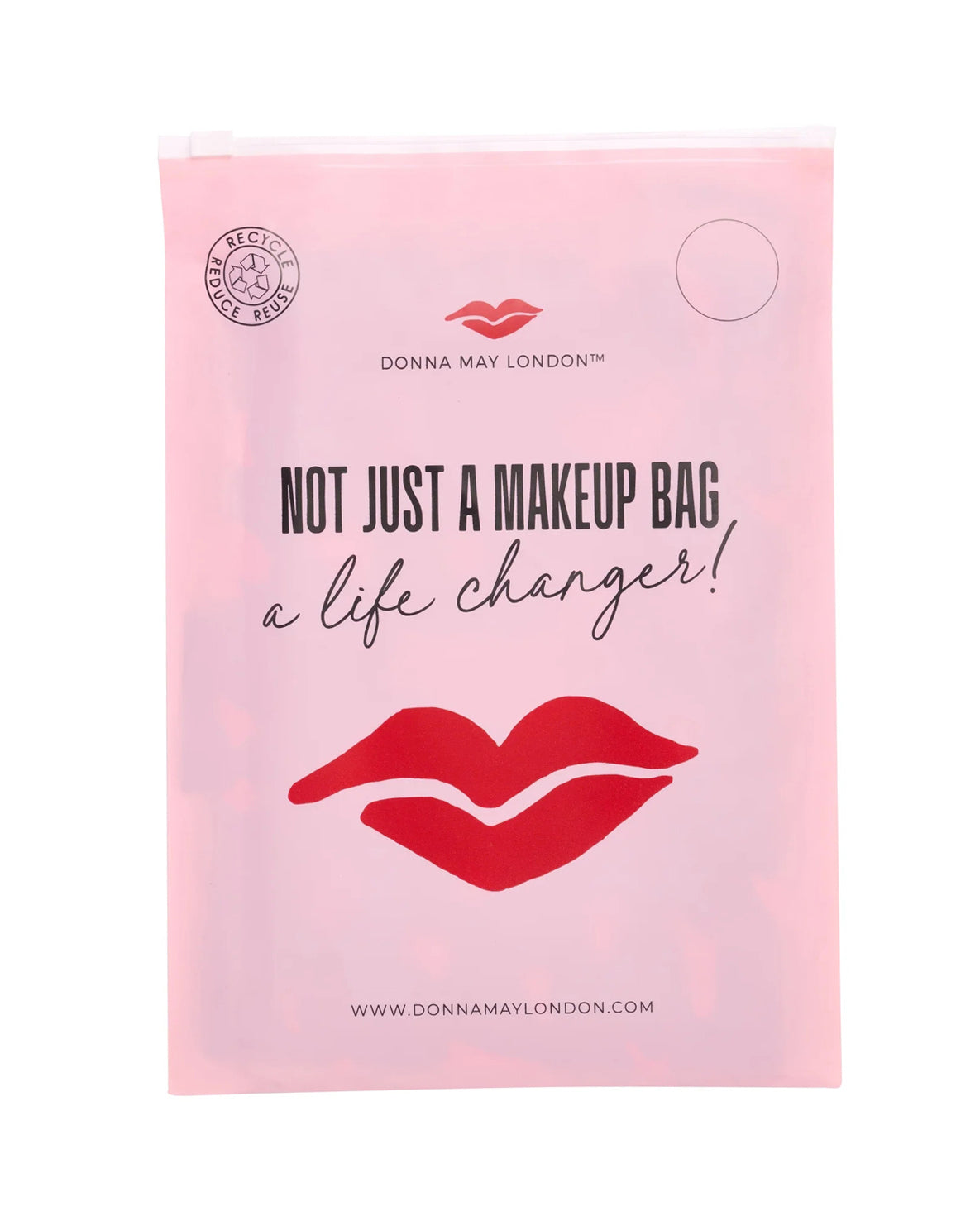 Open Flat Make Up Bag - Khaki Animal Print