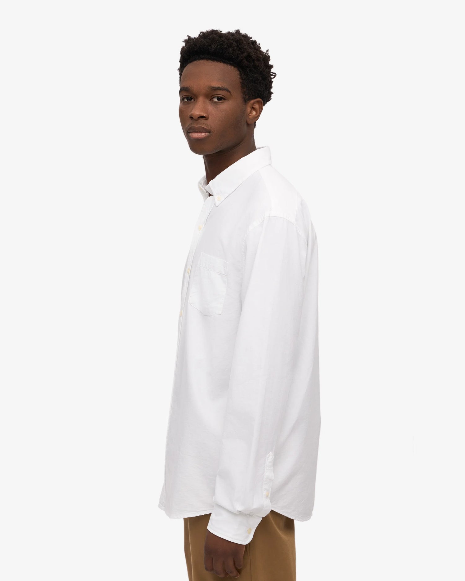 Organic Button Down Shirt - Optical White