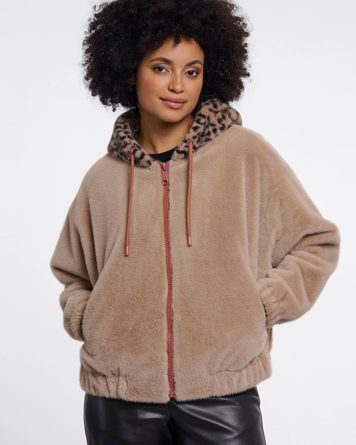 Ori Bomber With Animal Hood - Oat