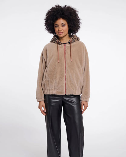 Ori Bomber With Animal Hood - Oat