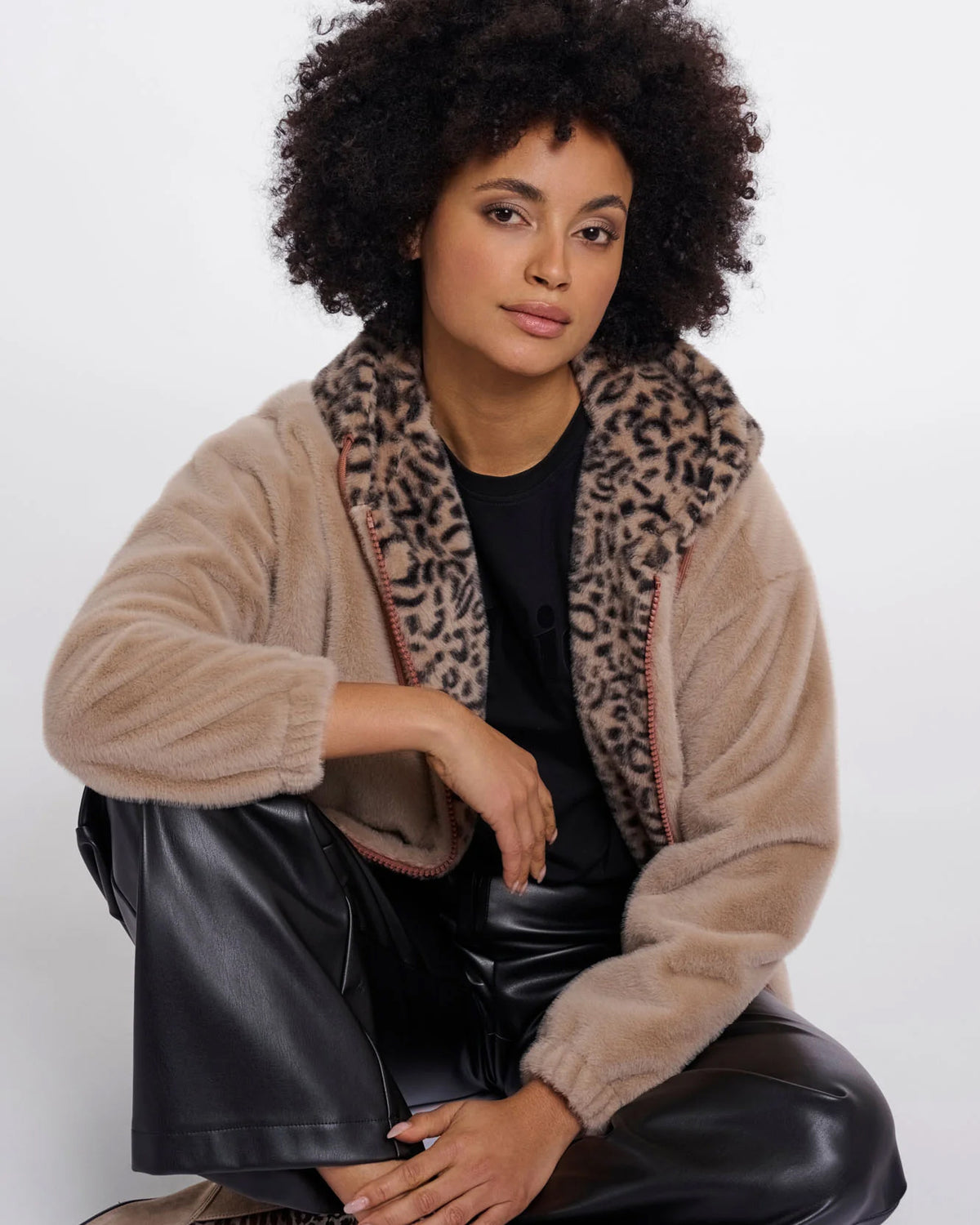 Ori Bomber With Animal Hood - Oat