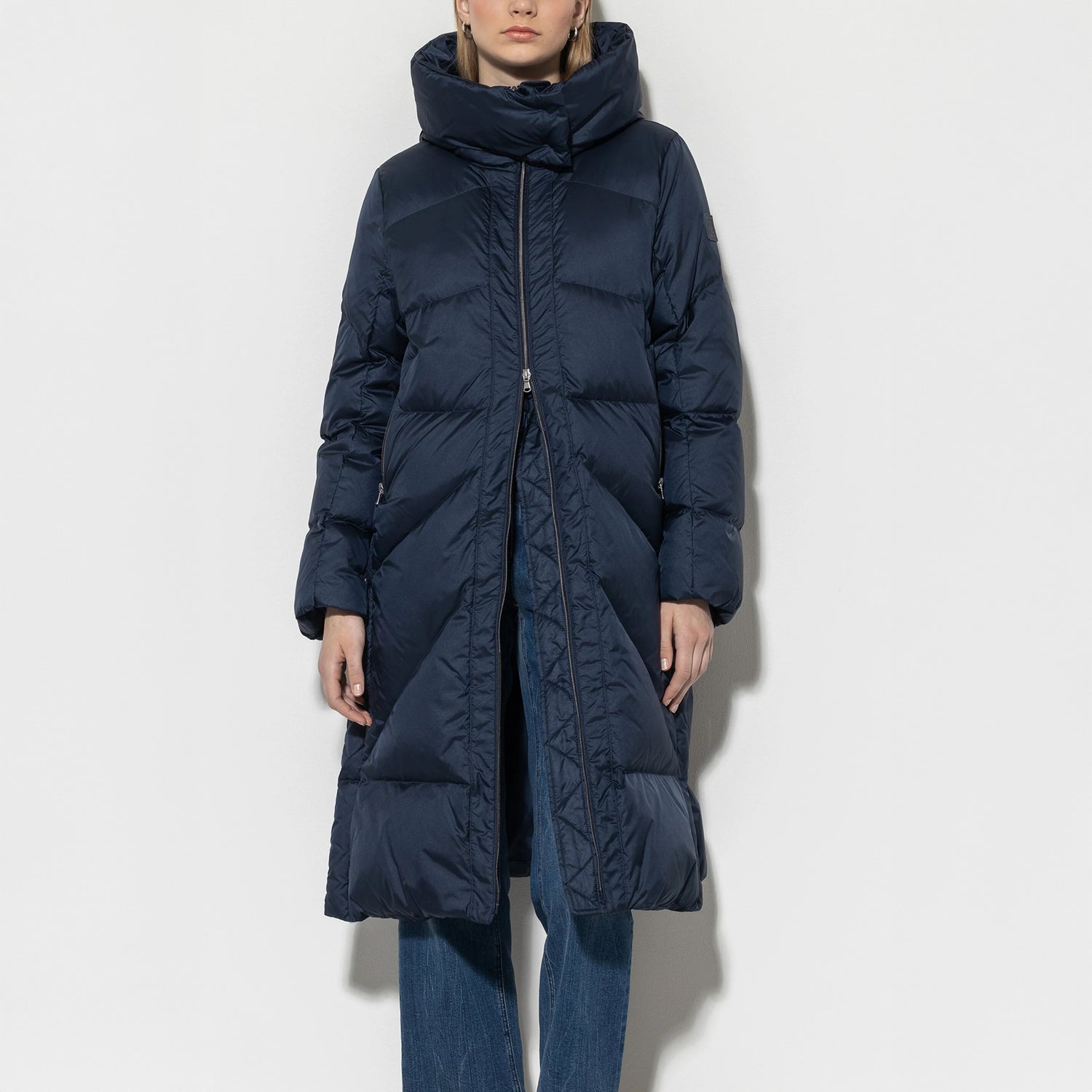 Outdoor Down Coat - Midnight Blue