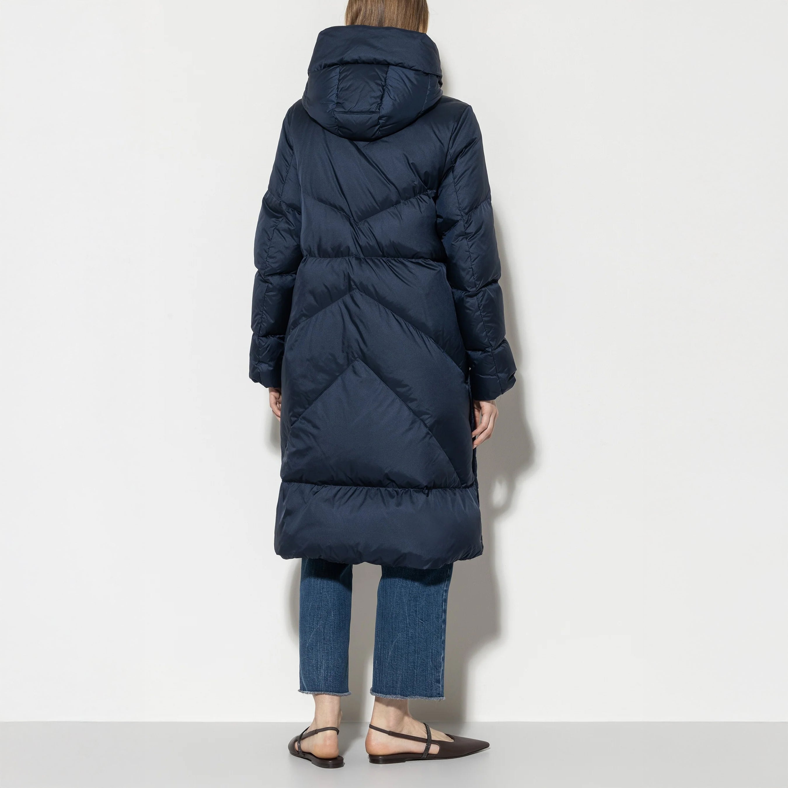 Outdoor Down Coat - Midnight Blue