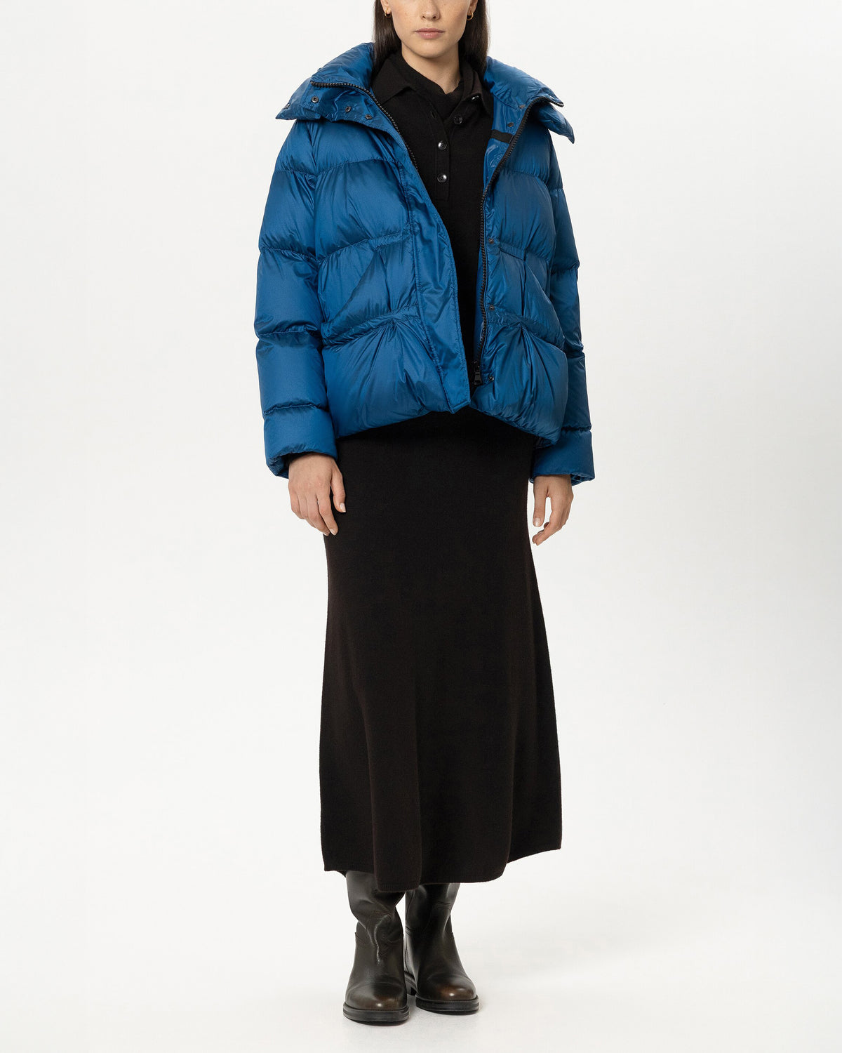 Outdoor Down Jacket - Sapphire