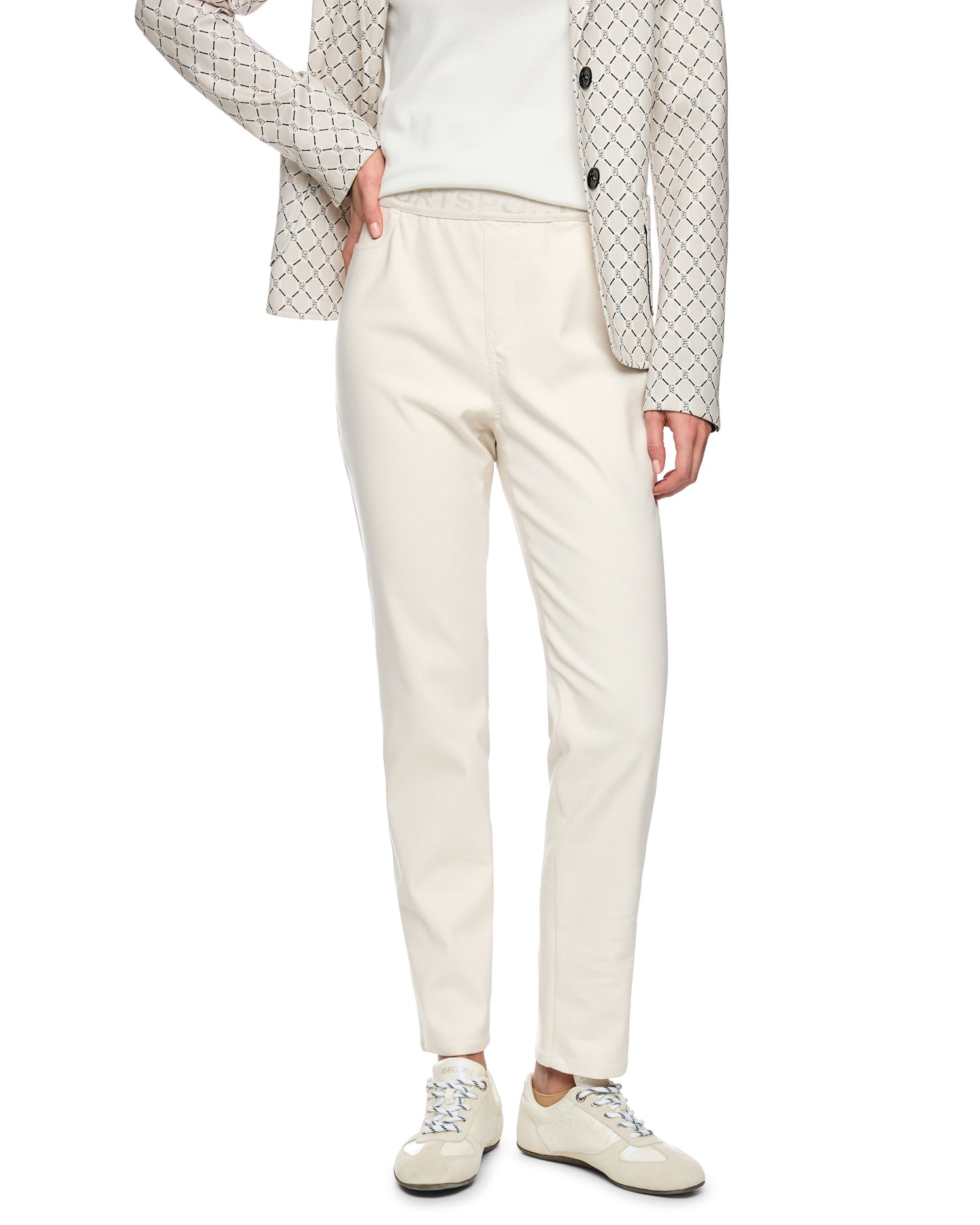 Pull On Siena Trouser - Cream