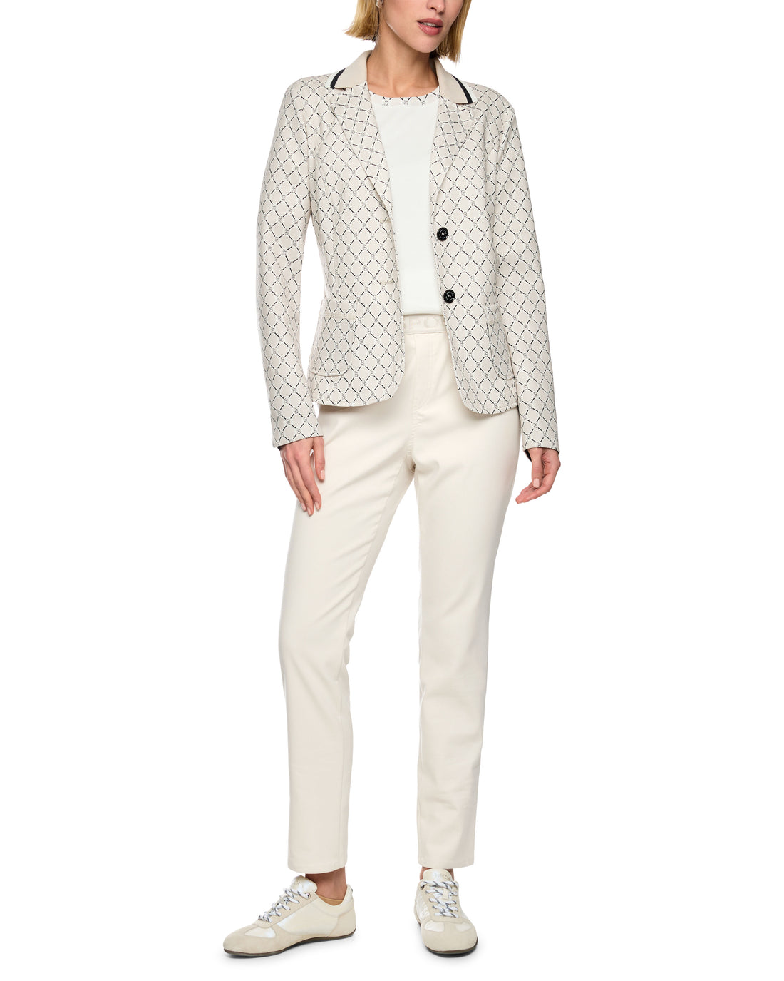 Pull On Siena Trouser - Cream