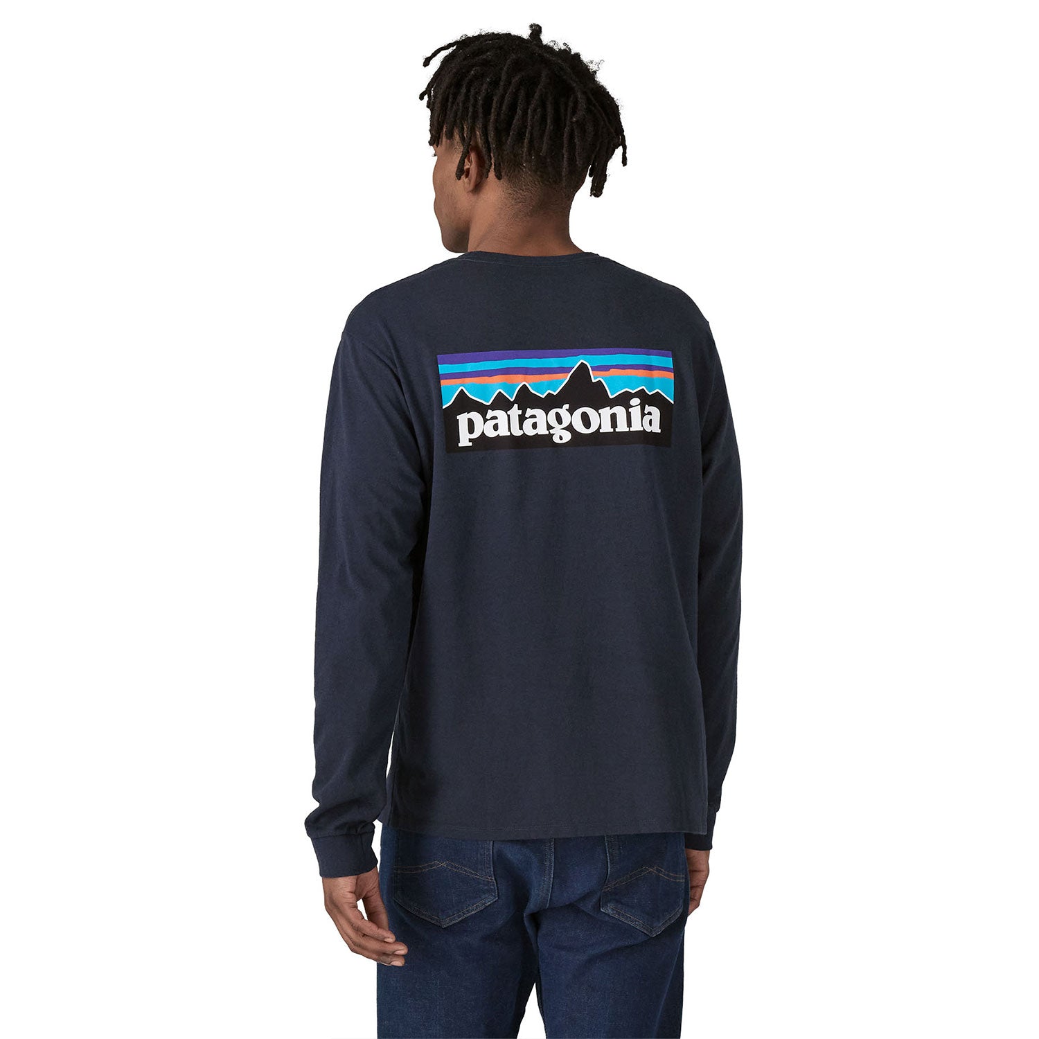 L/S P-6 Logo Responsibili-Tee - New Navy