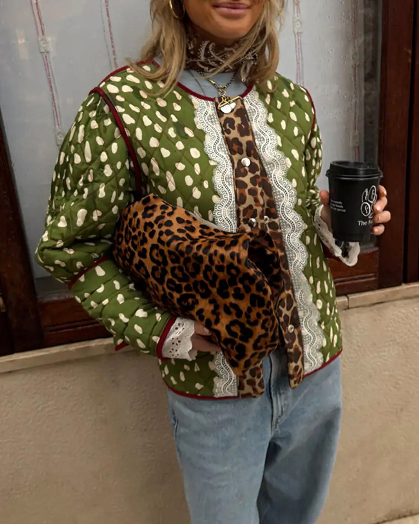 Pink Dallas Reversible Jacket - Multi