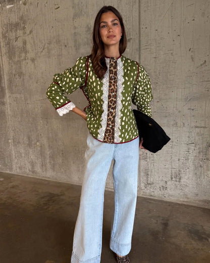 Pink Dallas Reversible Jacket - Multi