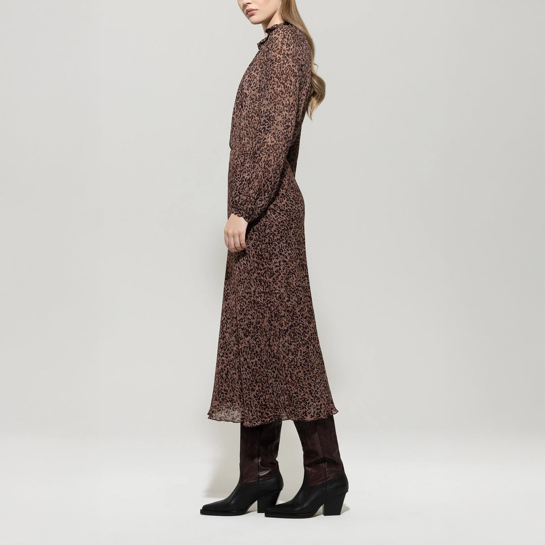 Printed Skirt - Walnut