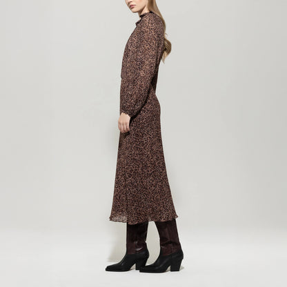 Printed Blouse - Walnut