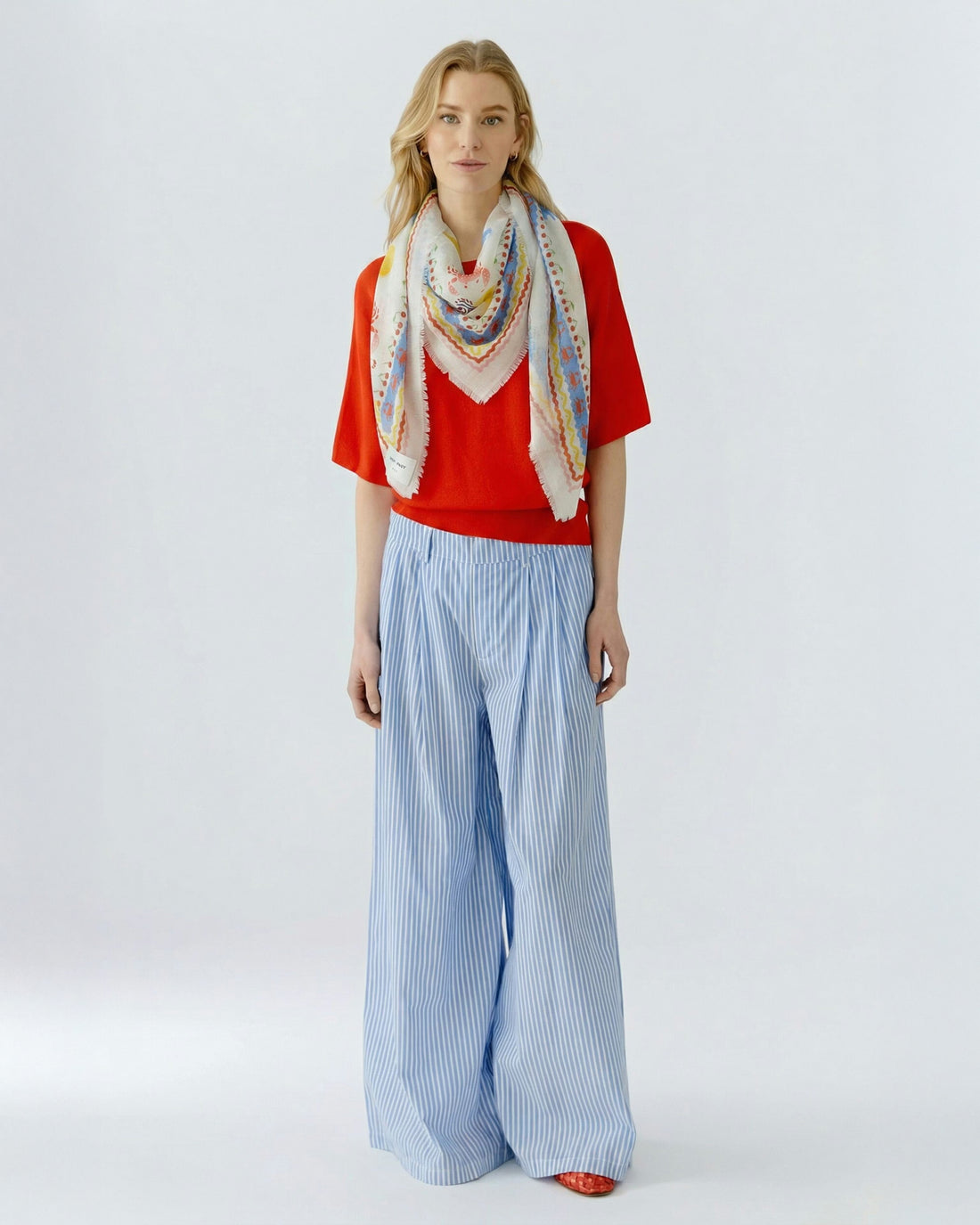 Printed Scarf - Multi