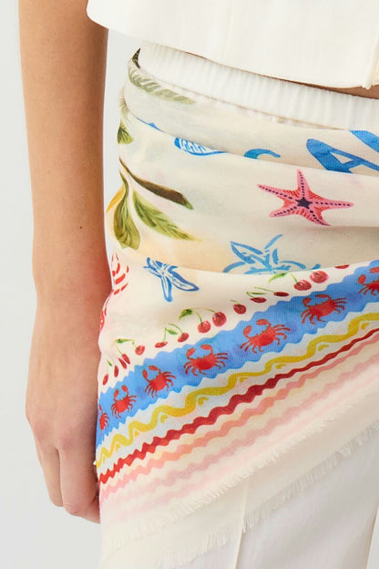 Printed Scarf - Multi