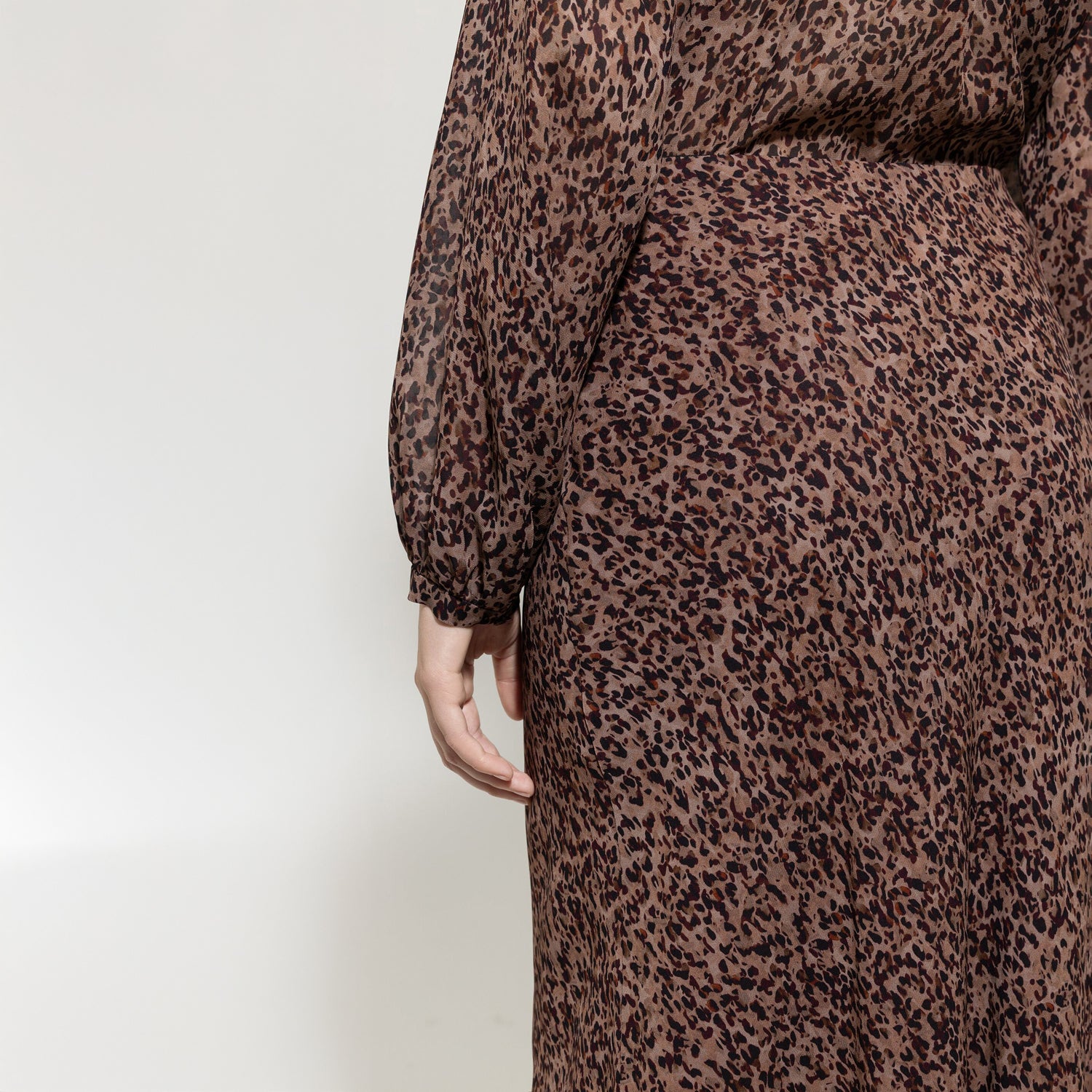 Printed Blouse - Walnut