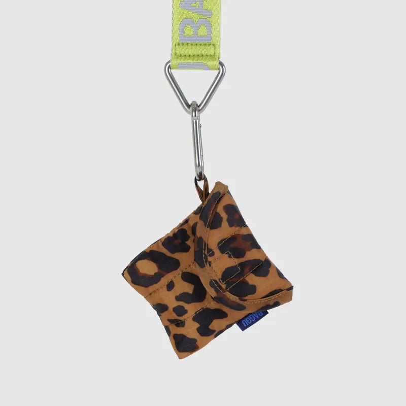 Puffy Earbuds Case - Leopard