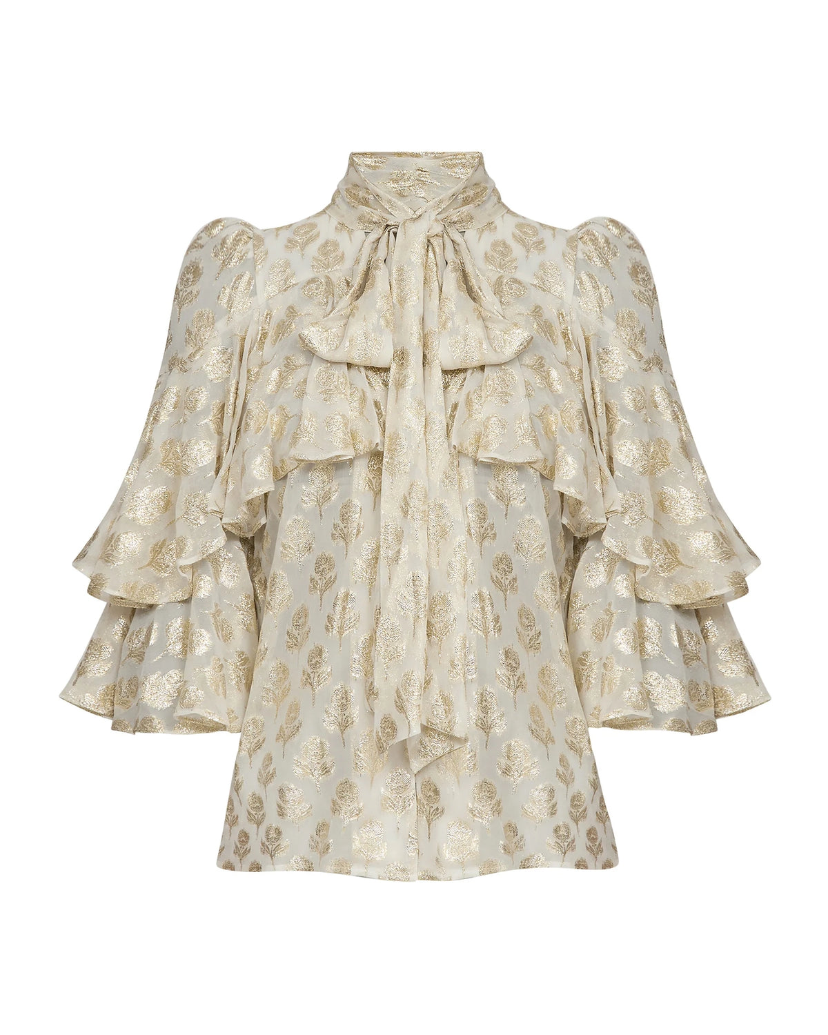 Regina  Blouse - Gold