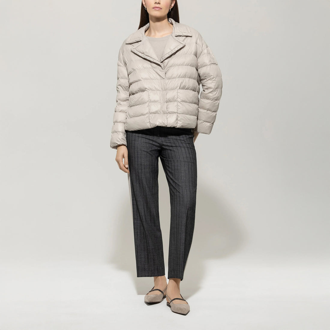 Quilted Jacket - Oyster