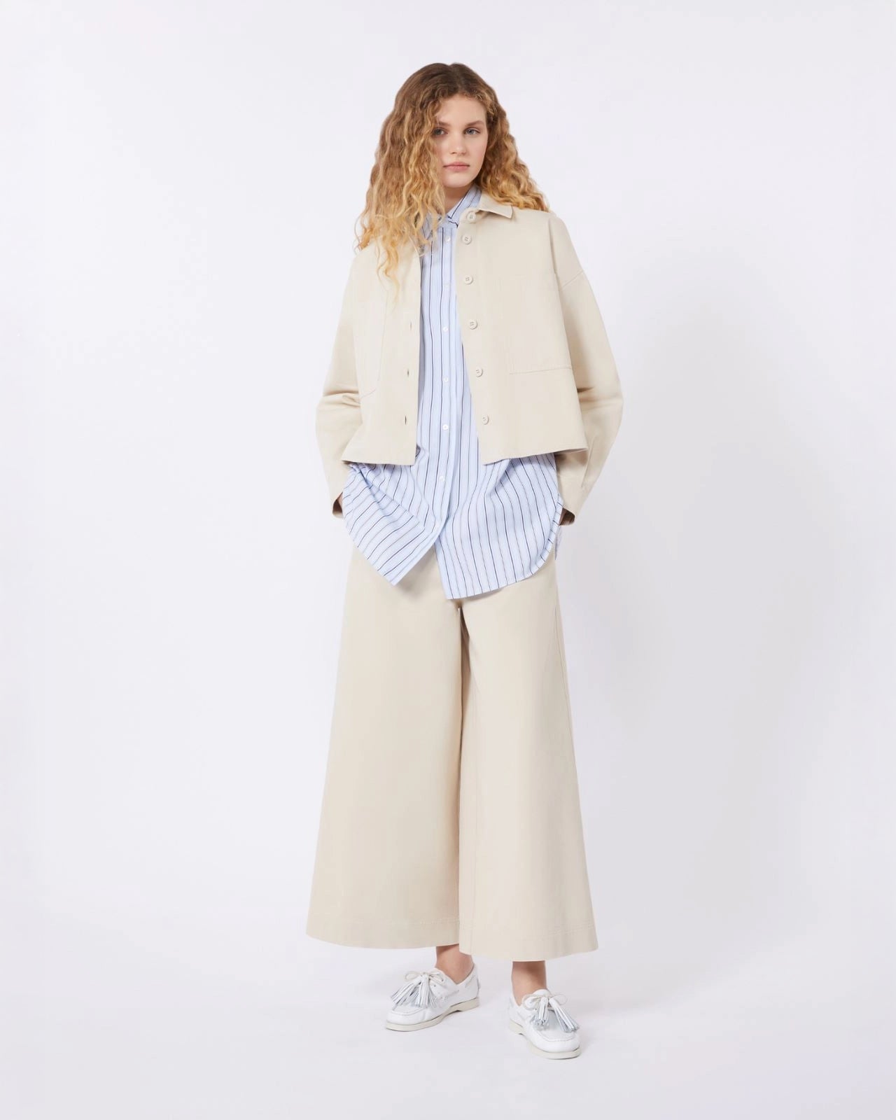 Radente Cotton Over Shirt - Sand