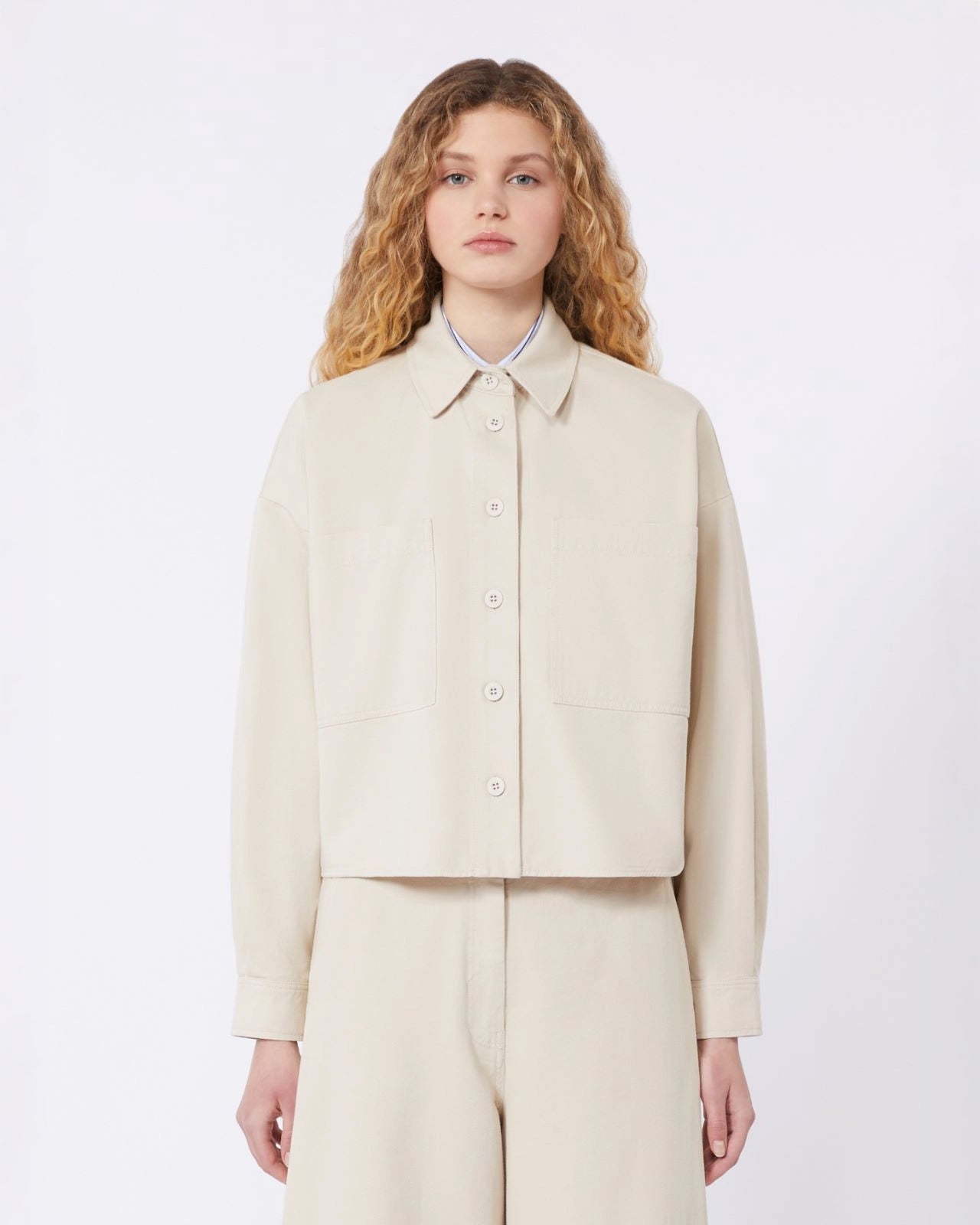 Radente Cotton Over Shirt - Sand