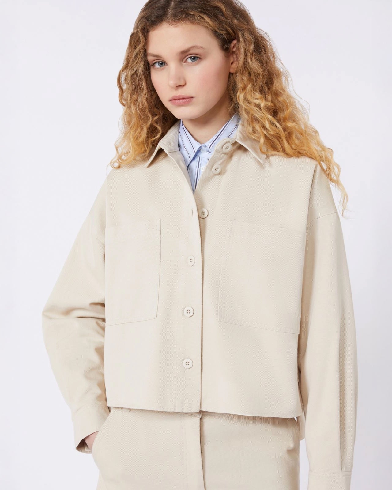 Radente Cotton Over Shirt - Sand