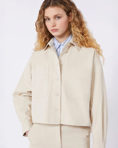 Radente Cotton Over Shirt - Sand
