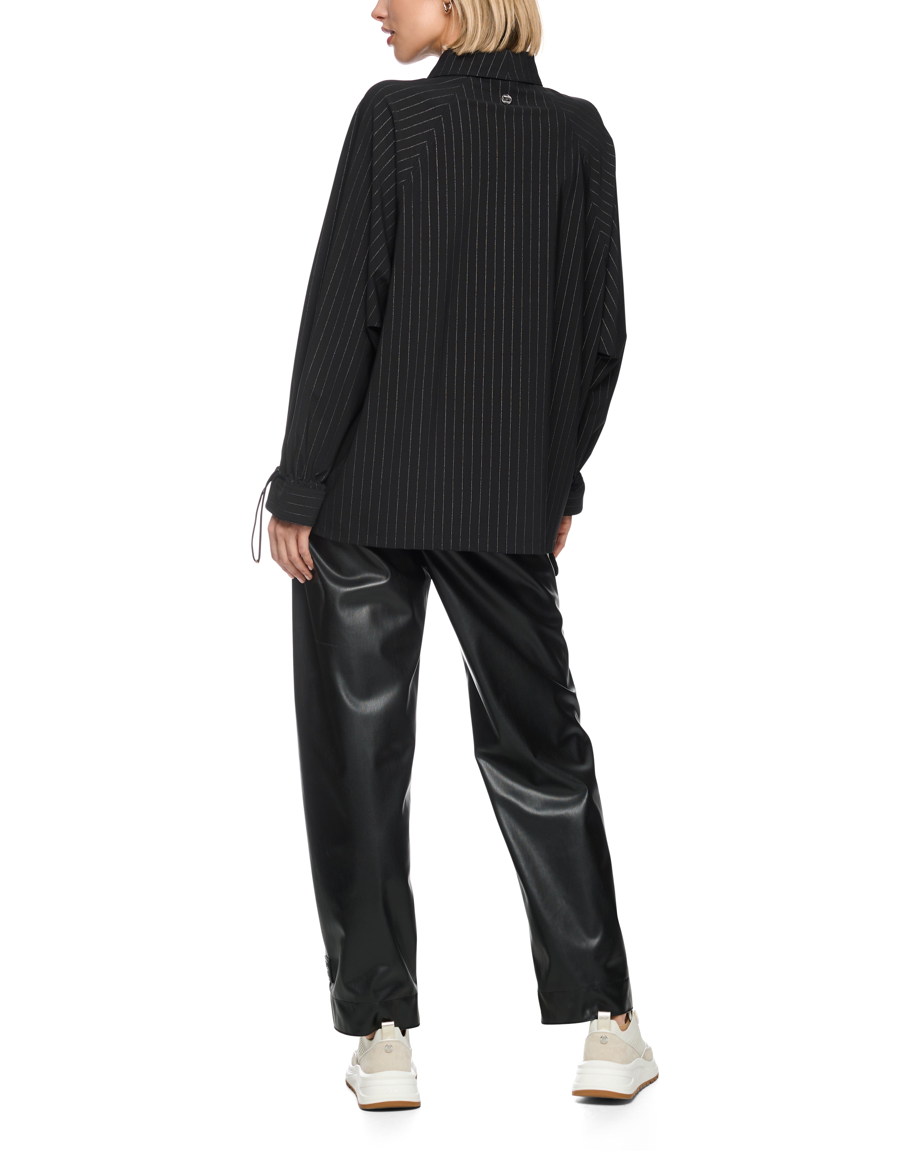 Relaxed Stripe Shirt - Black