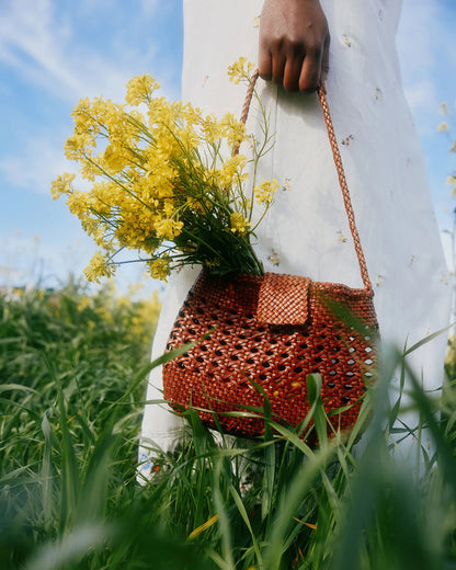 Rixo x Dragon Diffusion Amoria Bag - Tan