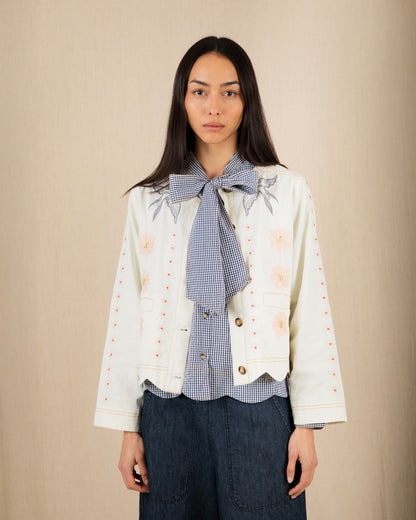 Rosie Jacket - Ecru Multi