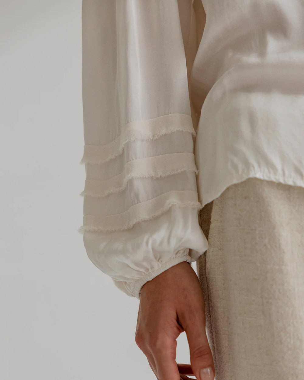 Rebekka Blouse - Chalk