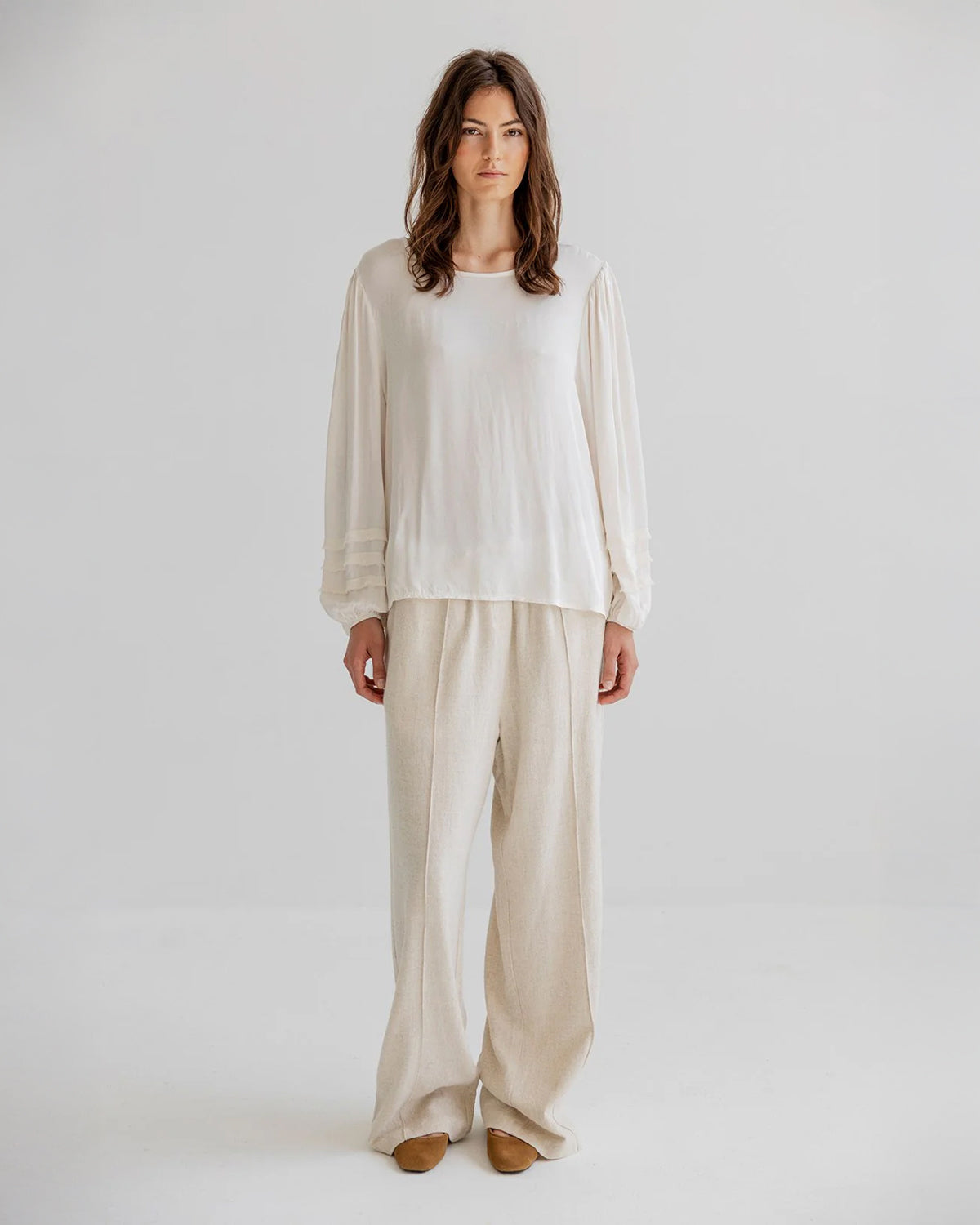 Rebekka Blouse - Chalk