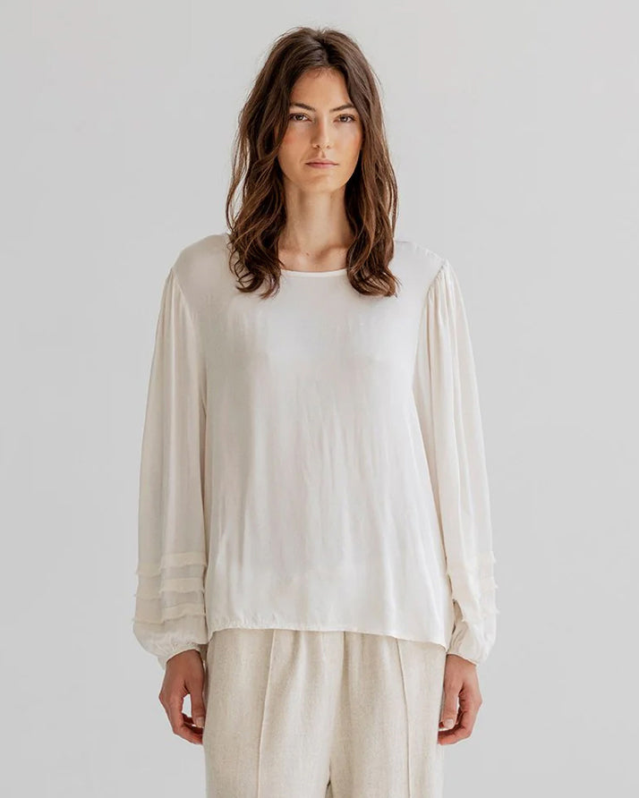 Rebekka Blouse - Chalk