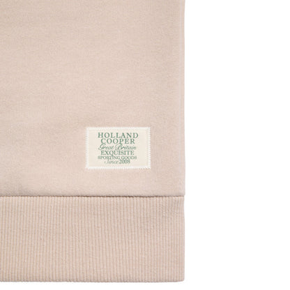 Relaxed Fit Crew Neck Sweat - Stone